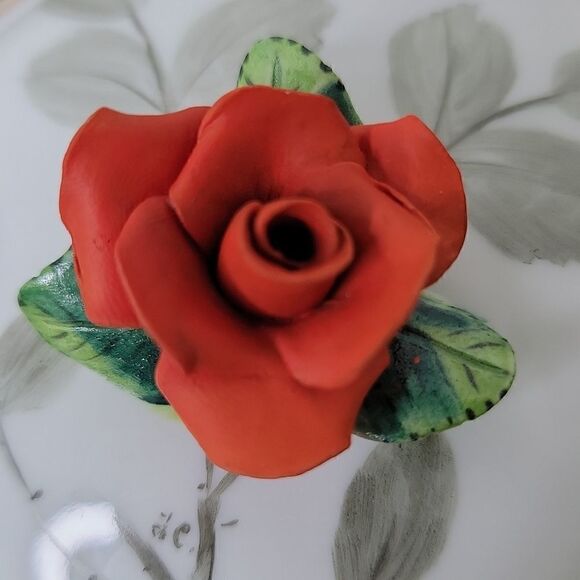 Limoges. Vintage. Chamart. France. Hand Painted. JewelryTrinket Porcelain Design - Picture 5 of 8